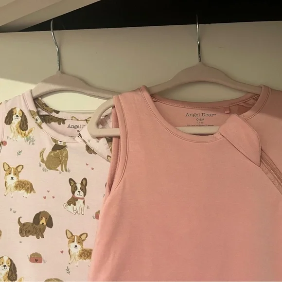 Bundle of 2 Angel Dear 0-6m sleep sacks EUC - Picture 3 of 4